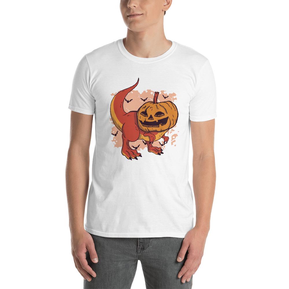 Pumpkin Dinosaur Men’s T-Shirt