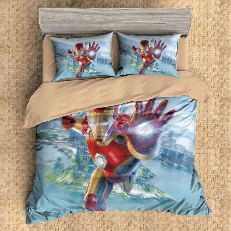 3D Customize Iron Man Bedding Set Duvet Cover Set Bedroom Set Bedlinen 4