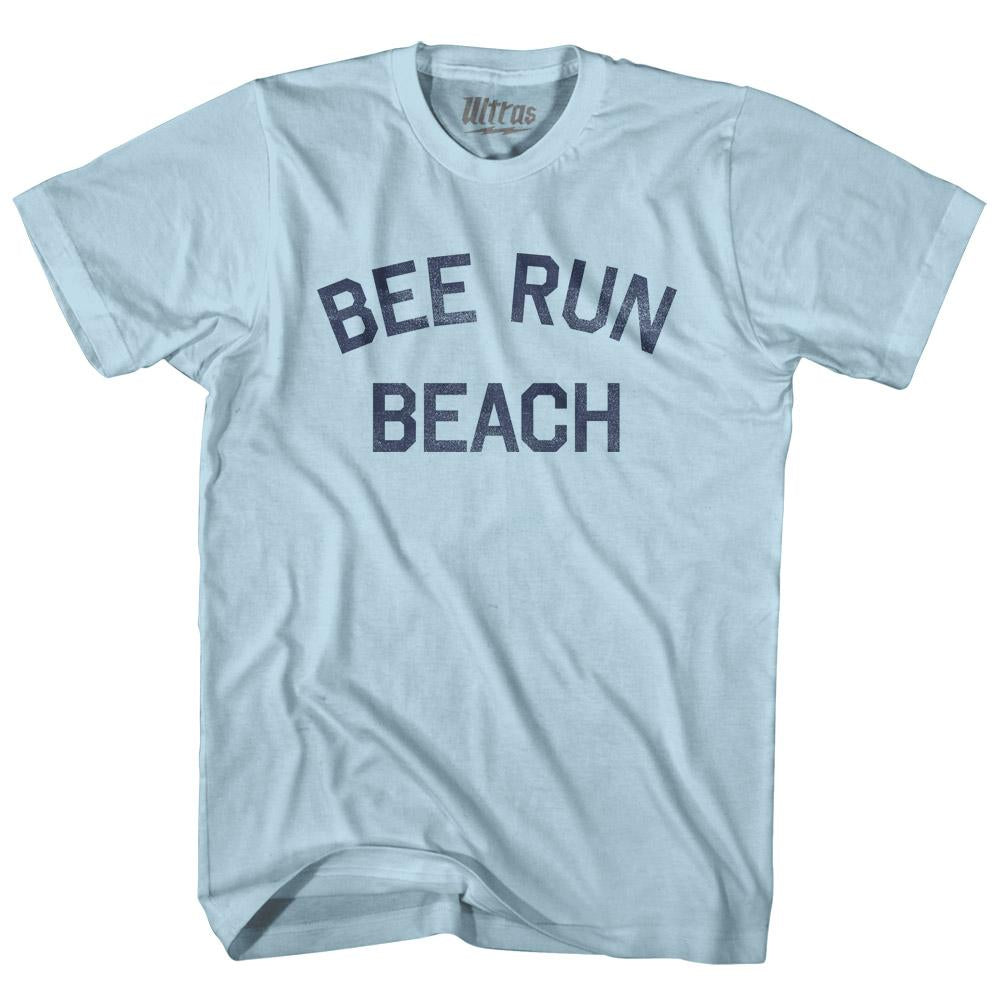 West Virginia Bee Run Beach Adult Cotton Vintage T-shirt