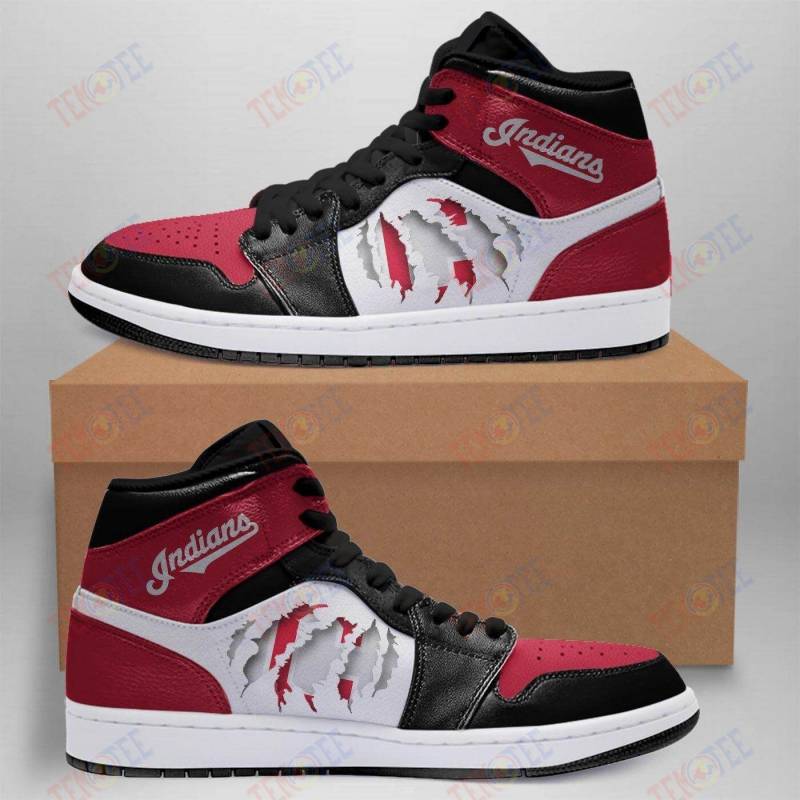 Mens Womens Cleveland Indians Fashion The Best Jordan Sneakers Of All Time Custom Basketball TDT755