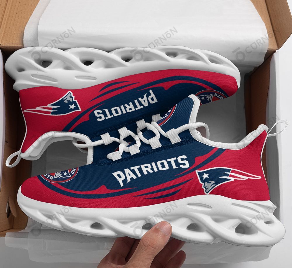 New England Patriots Yezy Running Sneakers 64