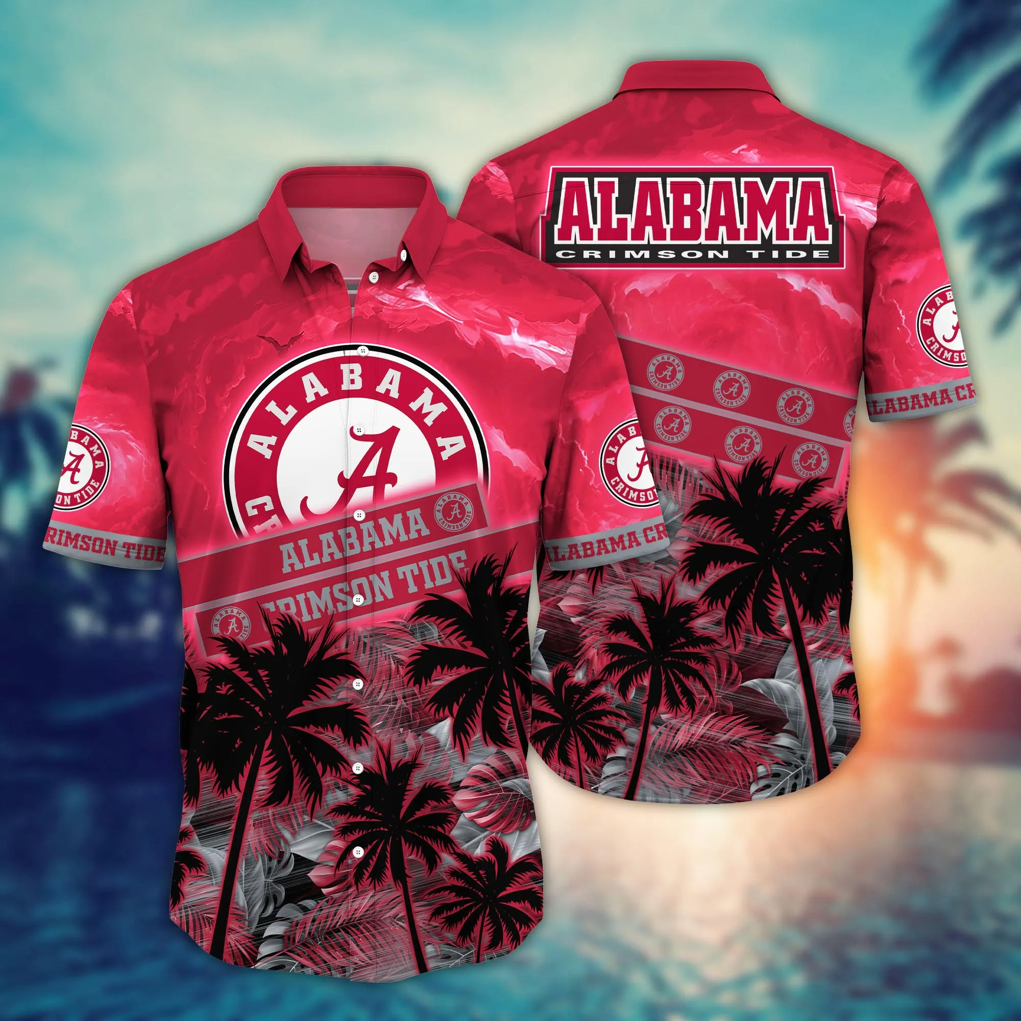 Alabama Crimson Tide NCCA Hawaiian Shirt Horizon Aloha Shirt