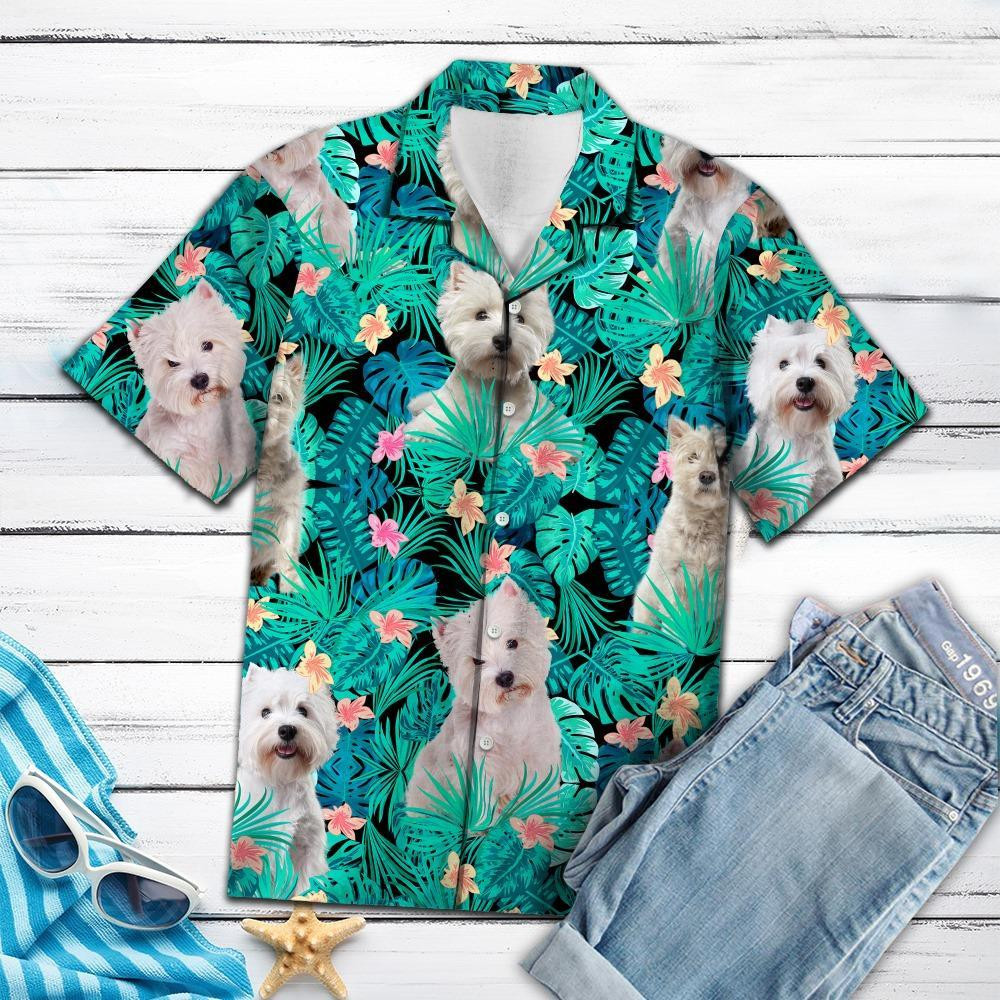 West Highland White Terrier Hawaii Shirt 131 Aloha Shirts Ha45231