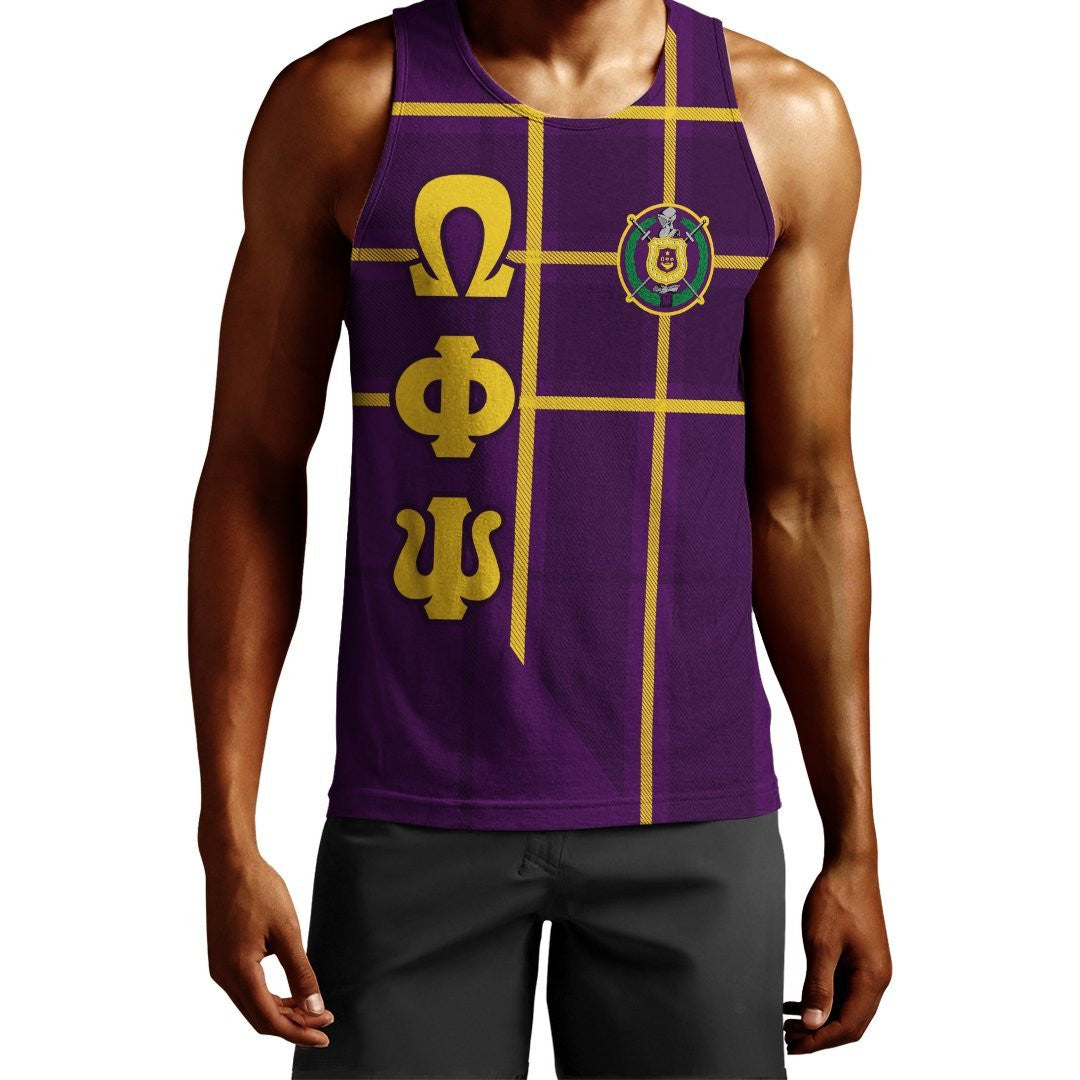 Fraternity Tank Top – Omega Psi Phi Burberr Style Tank Top