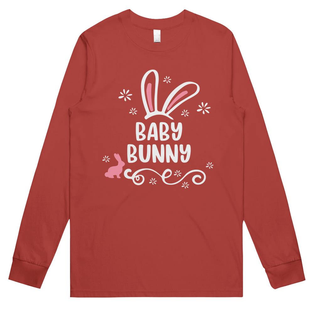 Baby Bunny Funny Matching Easter Bunny Egg Hunting Long Sleeve T Shirts