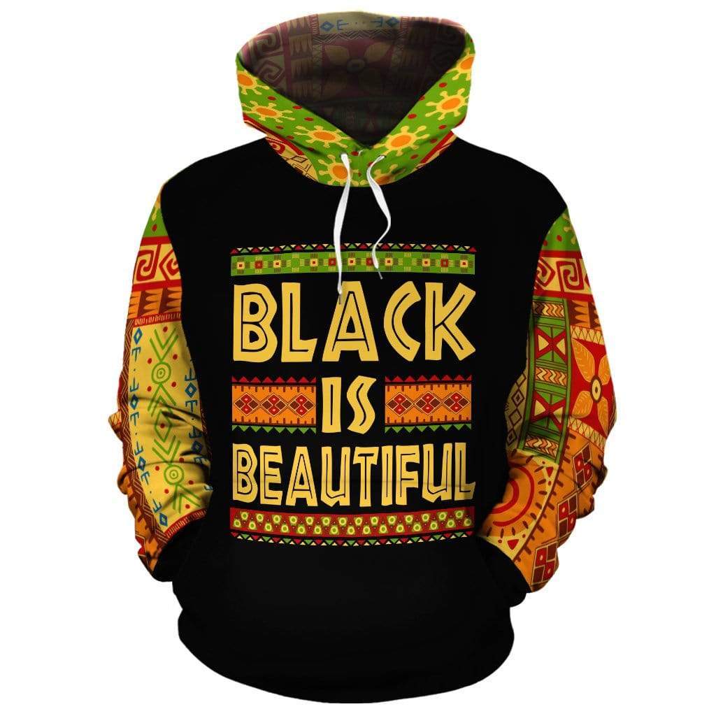 1stTheWorld Africa All Over Hoodie – Black Is Beautiful African Pattern A10