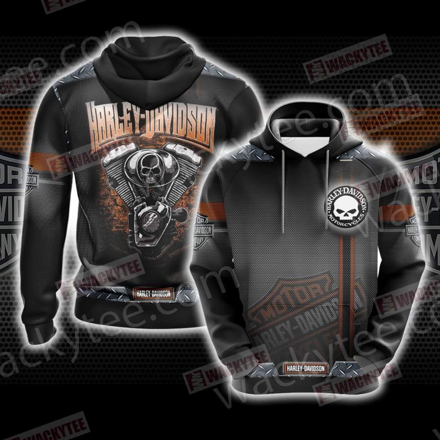 Motorcycle Harley Davidson 3D Hoodie