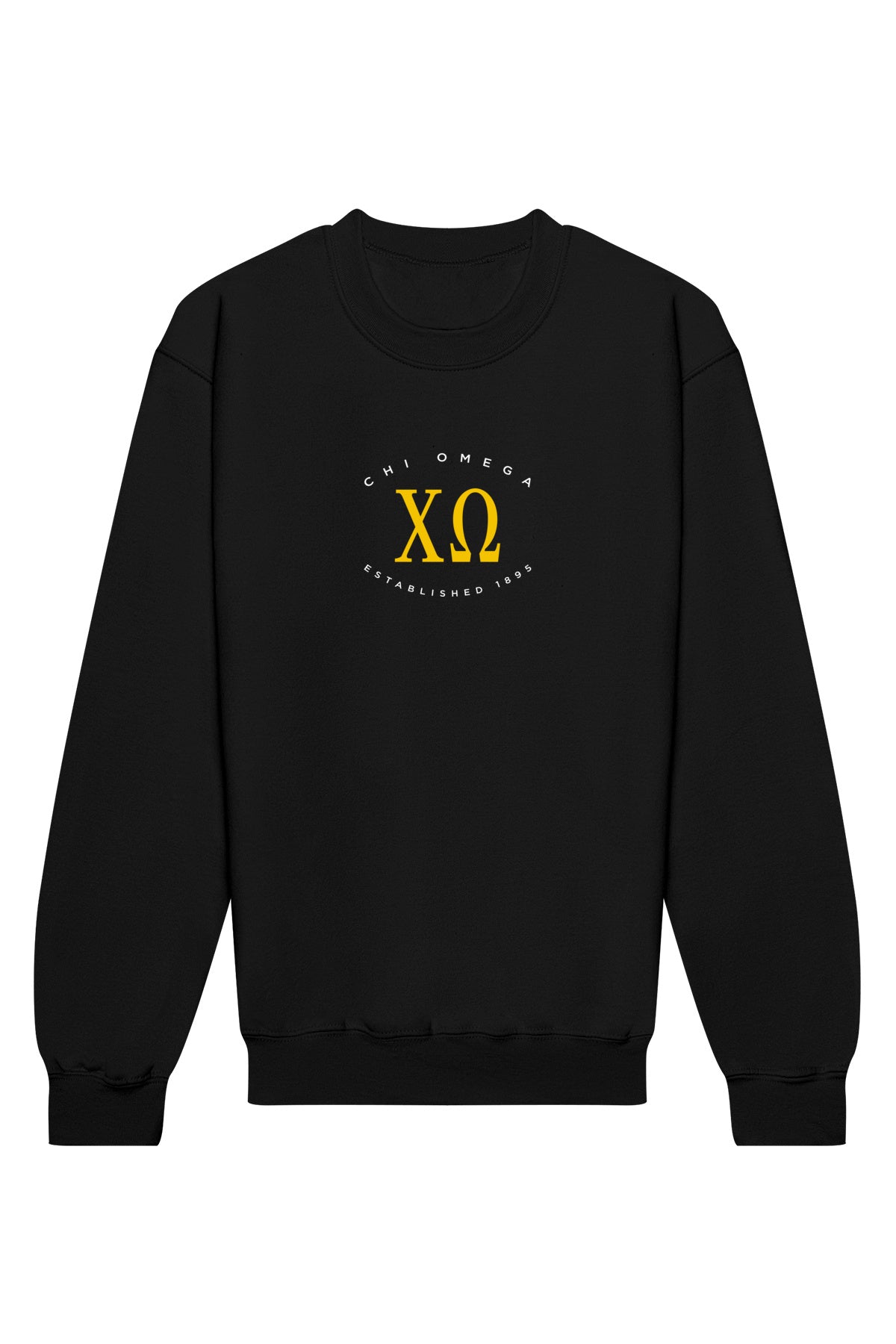Chi Omega Emblem Crewneck Sweatshirt