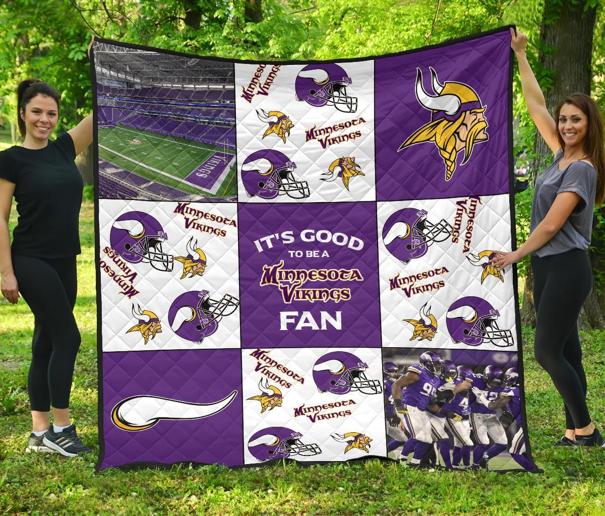 It’s Good To Be A Minnesota Vikings Fan Quilt Shop