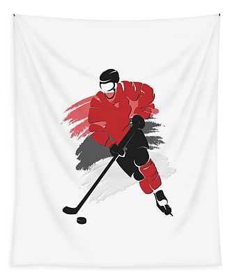 New Jersey Devils Player Shirt Joe Hamilton Tapestry