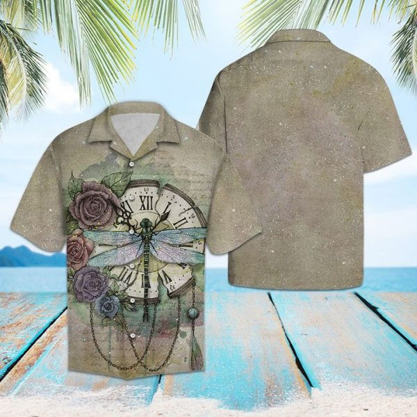 Time Flies Dragonfly Hawaii Shirt Unisex Adult Ha46181