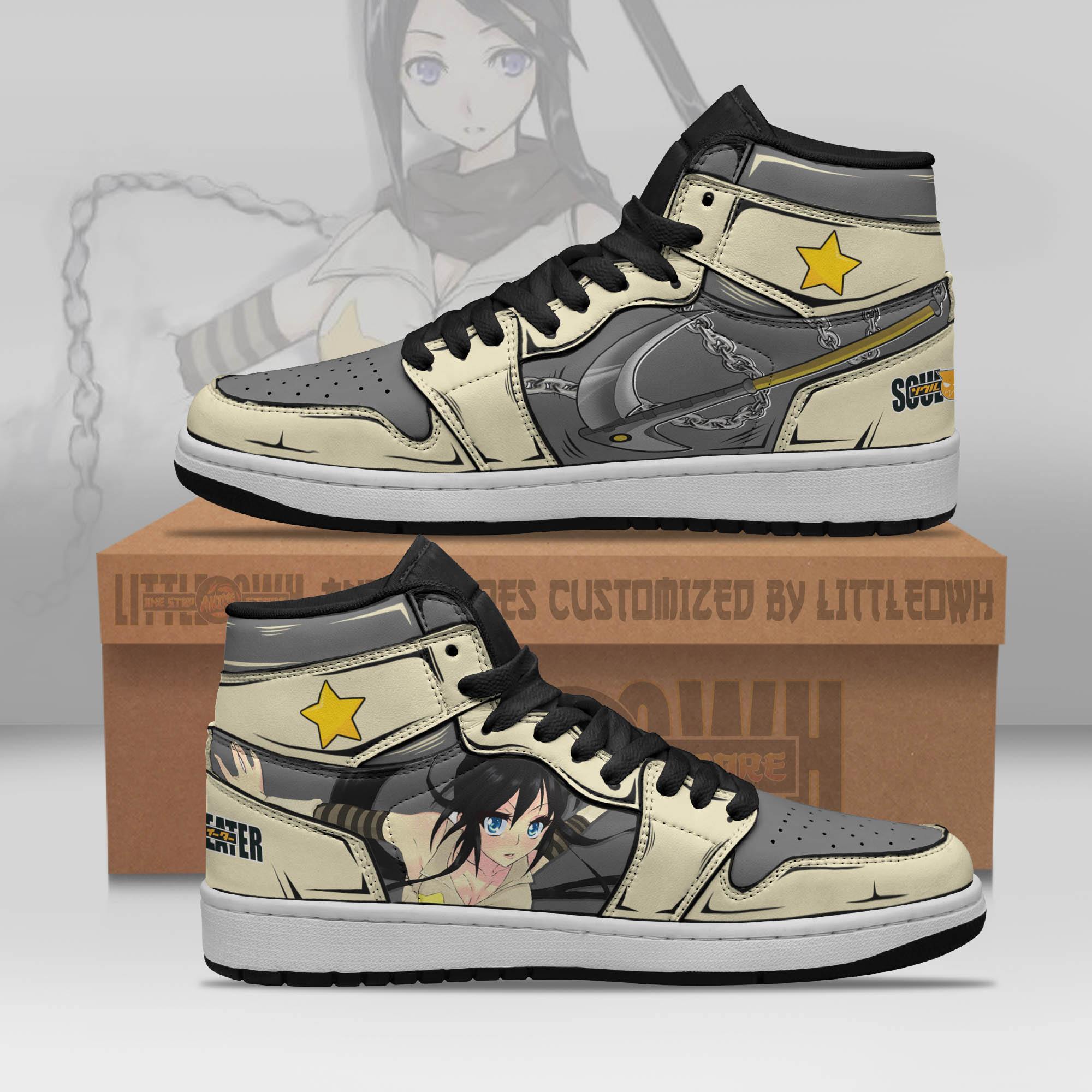 Soul Eater Shoes Tsubaki Nakatsukasa Anime Custom Jd Sneakers