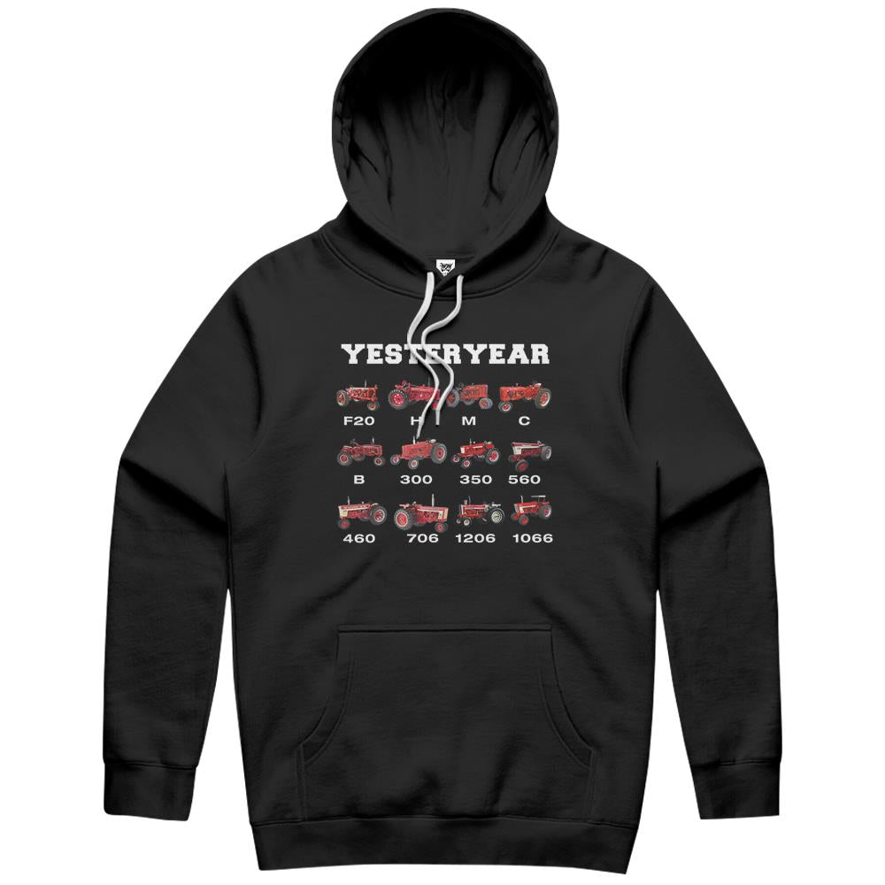 Vintage Tractor Yesteryear Farmer Gift Hoodie