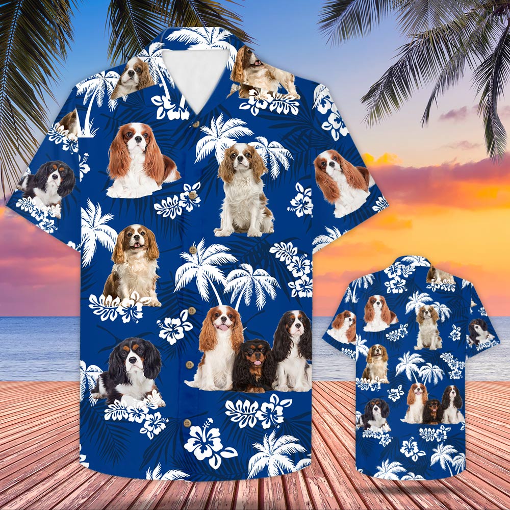 Cavalier King Charles Spaniel Hawaiian Shirt For Dog Lovers Do99