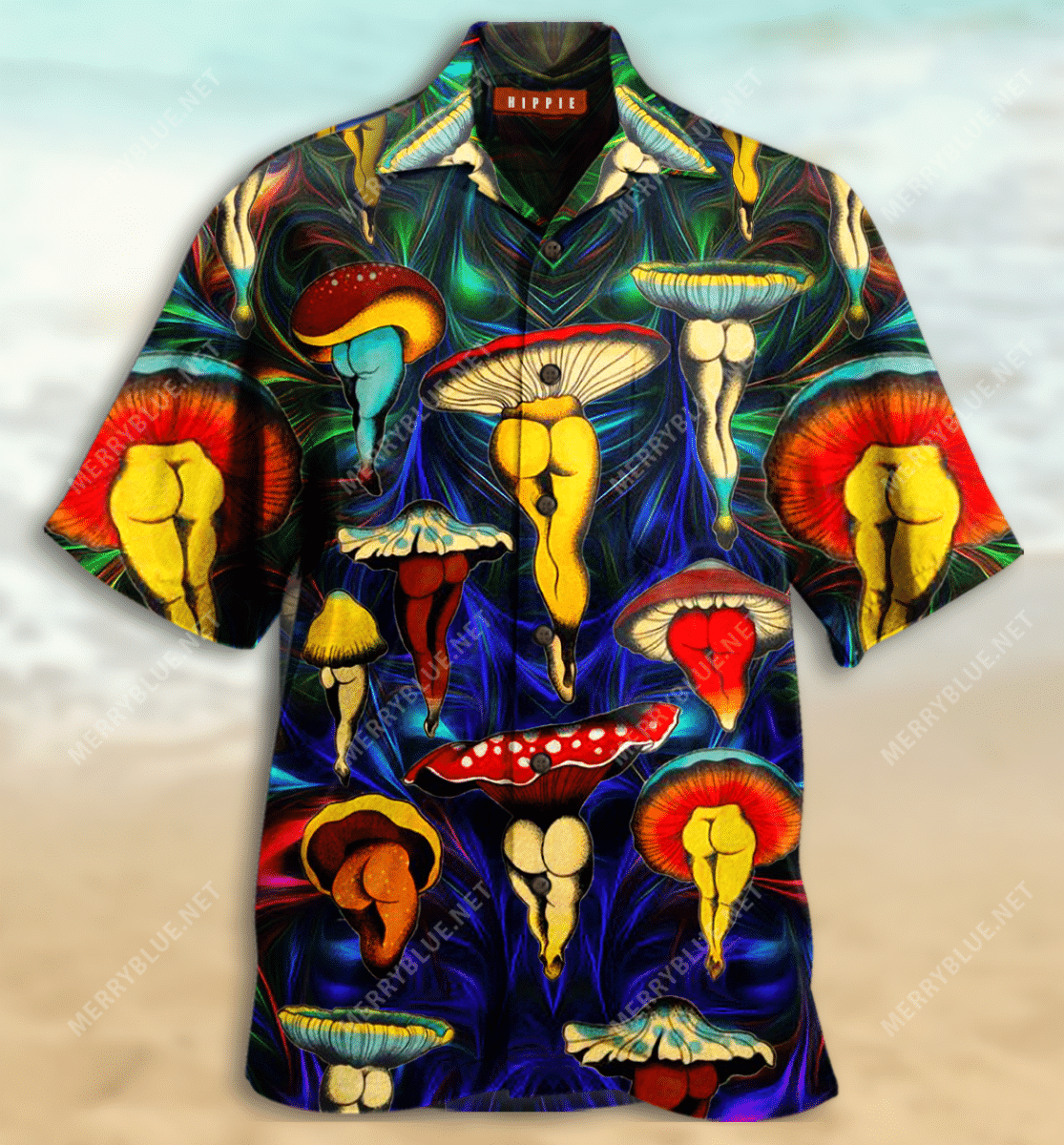 Check Out This Awesome Hippie Magic Mushroom Unisex Hawaii Shirt Ha13195