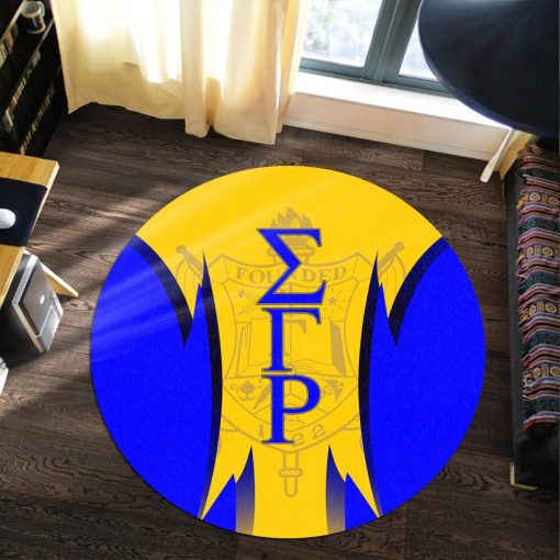 Sigma Gamma Rho Round Rug – Sorority Limited Version Round Rug