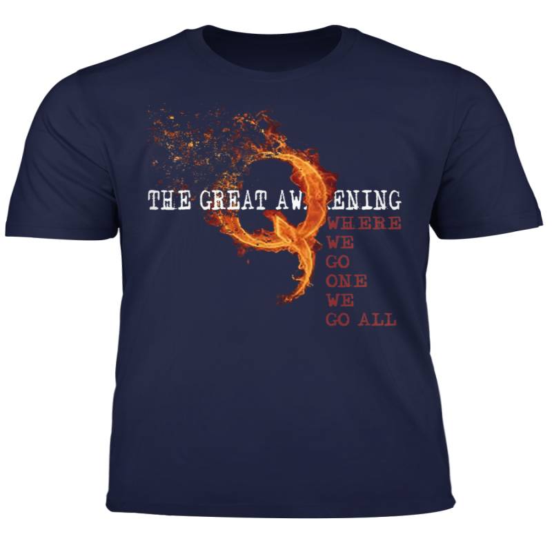 Qanon Fire Q Wwg1Wga Storm Rabbit Gift T Shirt