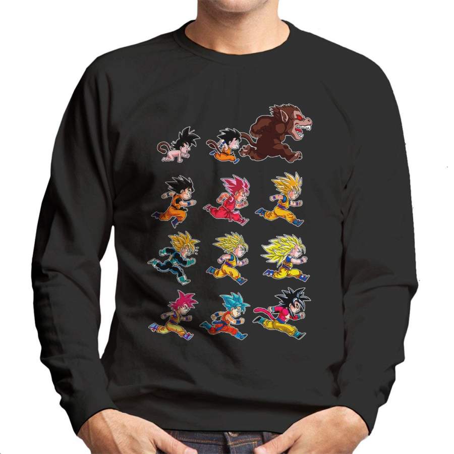 Dragon Ball Evolutions Of King Monkey Men’s Sweatshirt