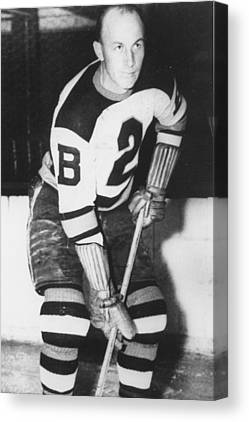 1 Eddie Shore Poster Boston Bruins Canvas Print