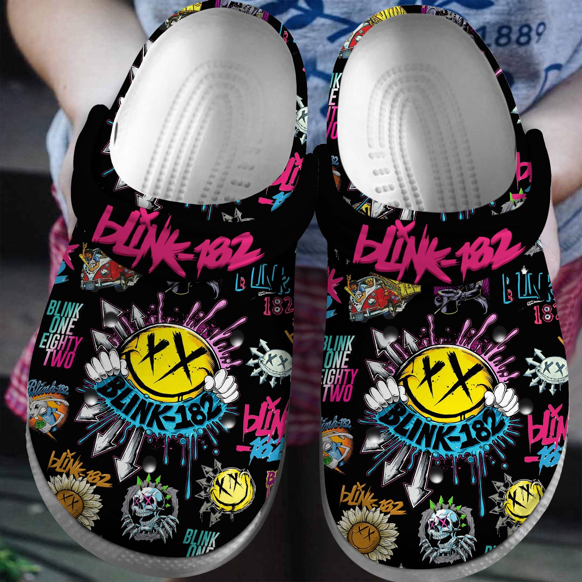 Blink-182 Music Crocs Crocband Clogs Shoes Comfortable For Men Women and Kids 2