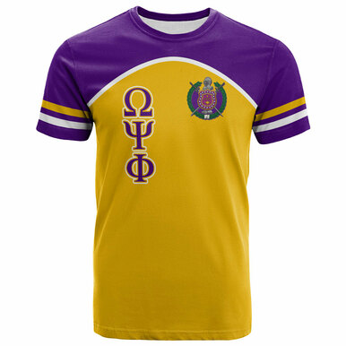 Omega Psi Phi T-Shirt – Custom Fraternity Lightning Style T-Shirt