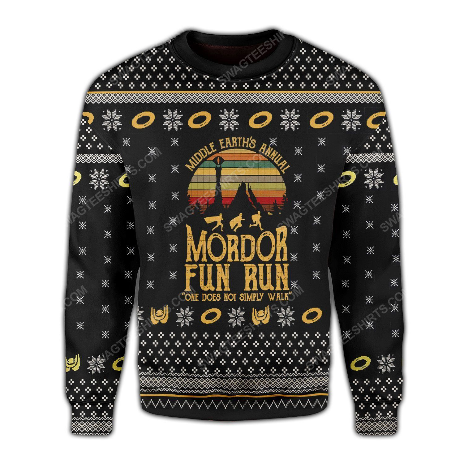 [Special Edition] Mordor Fun Run The Lord Of The Rings Ugly Christmas Sweater – Maria