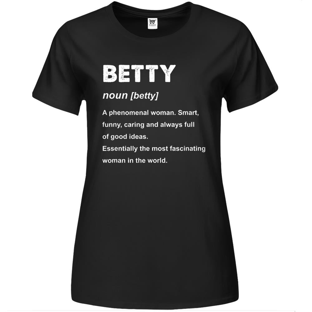 Betty Name Gift Premium Womens T Shirts