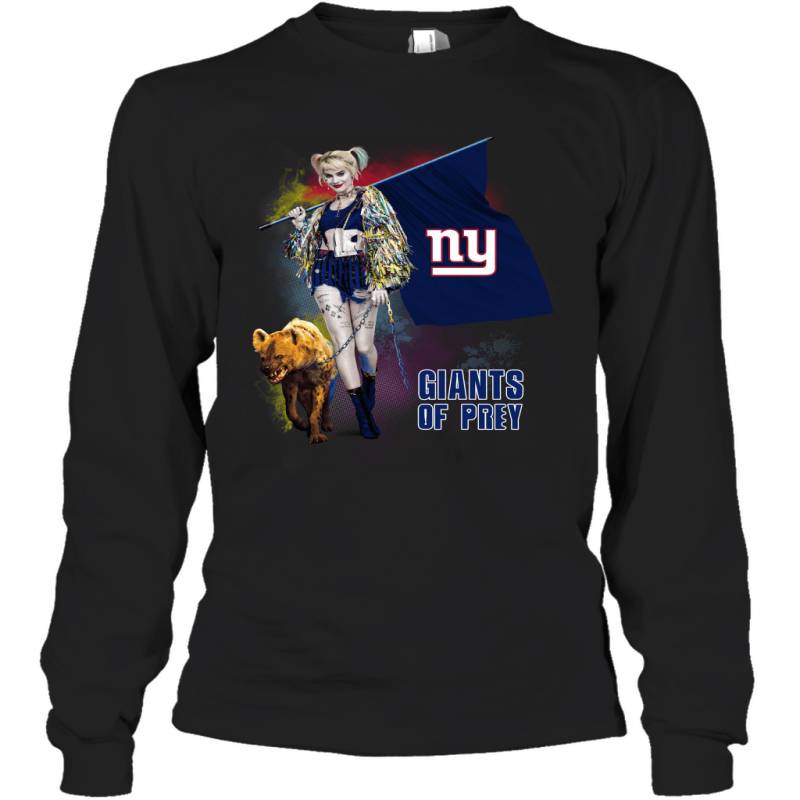 Harley Quinn flag New York Giants Of Prey Long Sleeve T-Shirt