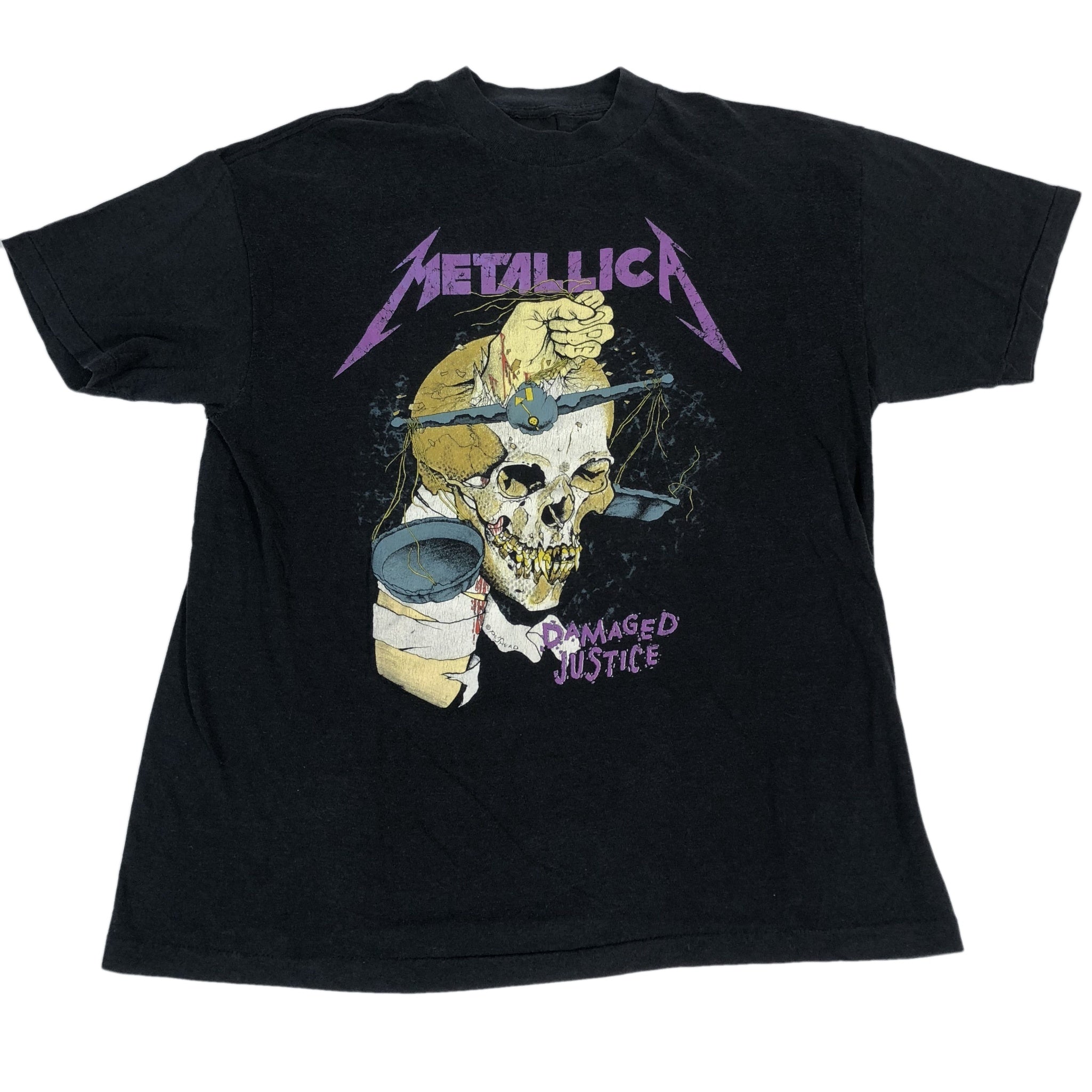 Vintage Metallica “Damaged Justice” Summer ’88 Tour T-Shirt