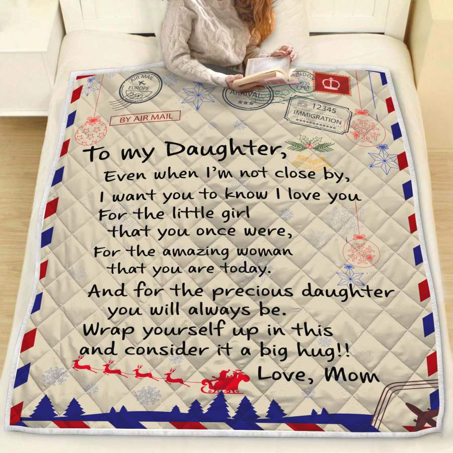 Christmas Quilt To My Daughter from Mom HHT14092003S