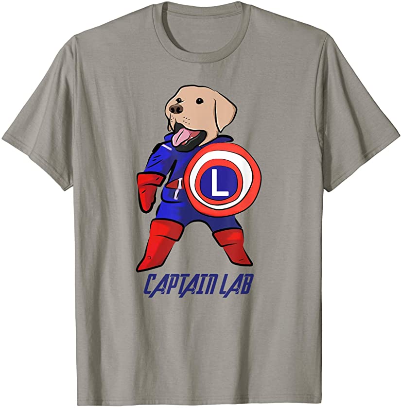 Cute Captain Labrador Retriever Funny Dog Puppy Pet Lover T-Shirt