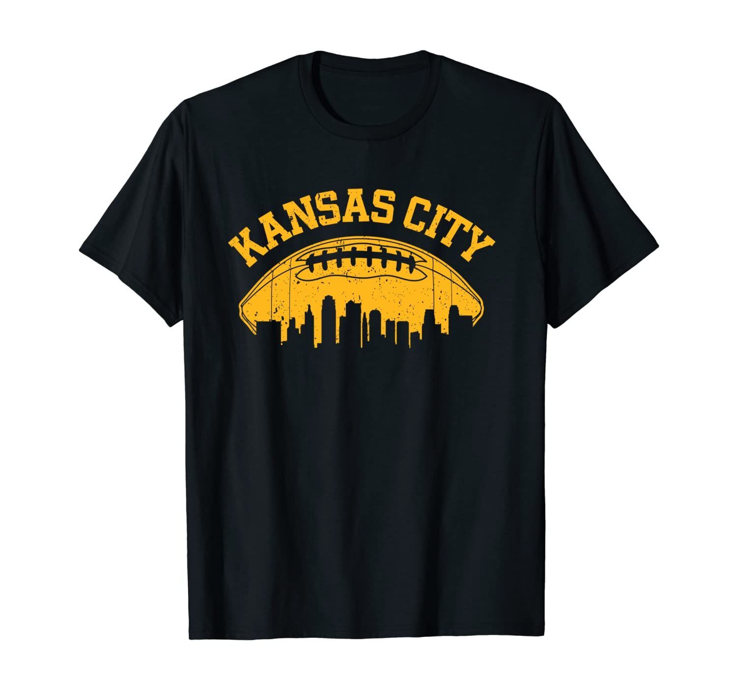 Vintage Kc Kansas City-Football Skyline Missouri Retro Gift Pullover Hoodie, T Shirt, Sweatshirt