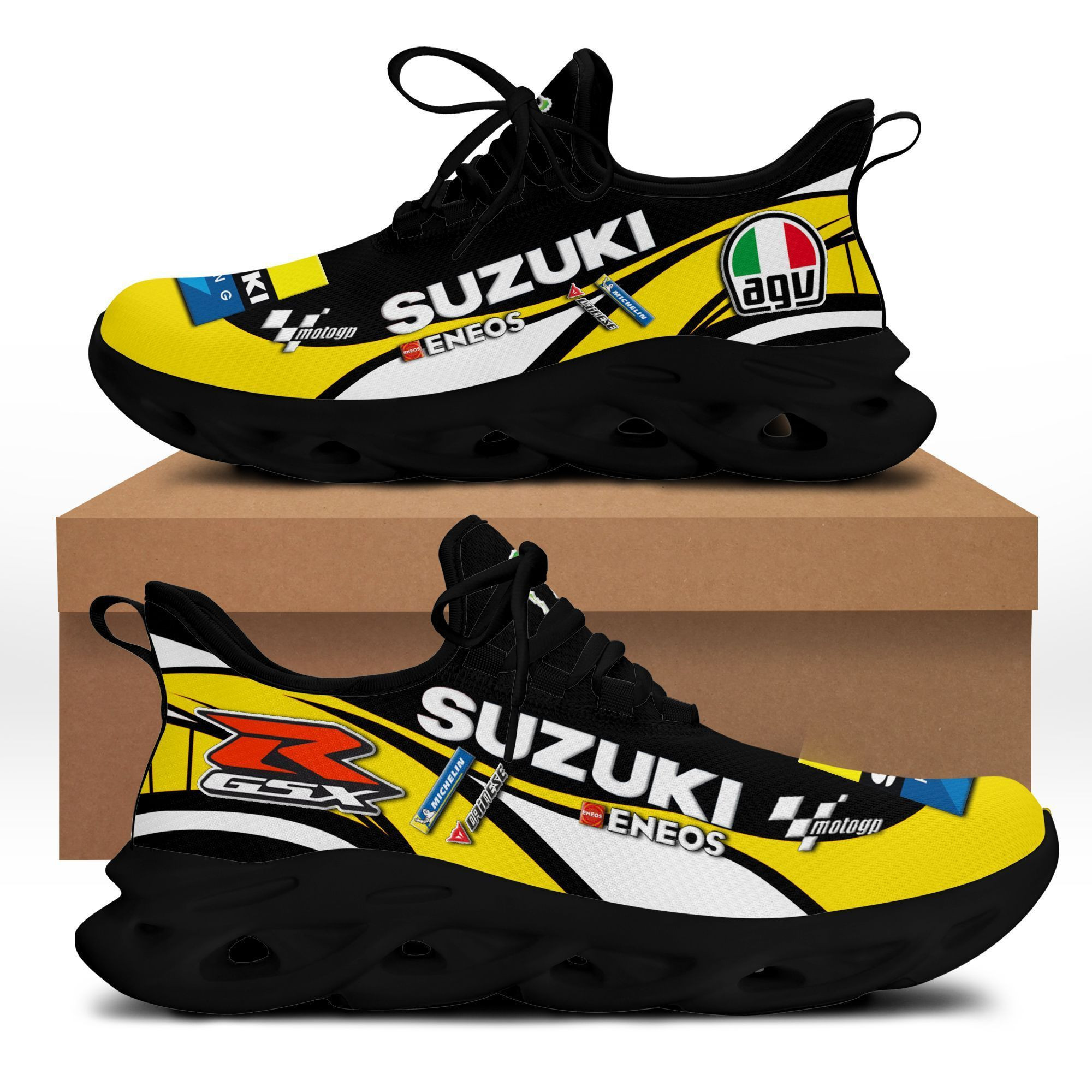 Suzuki Racing Bs Running Shoes Ver 1 (Yellow)