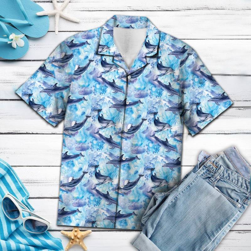 Dolphin Beach G5723 – Hawaiian Shirt