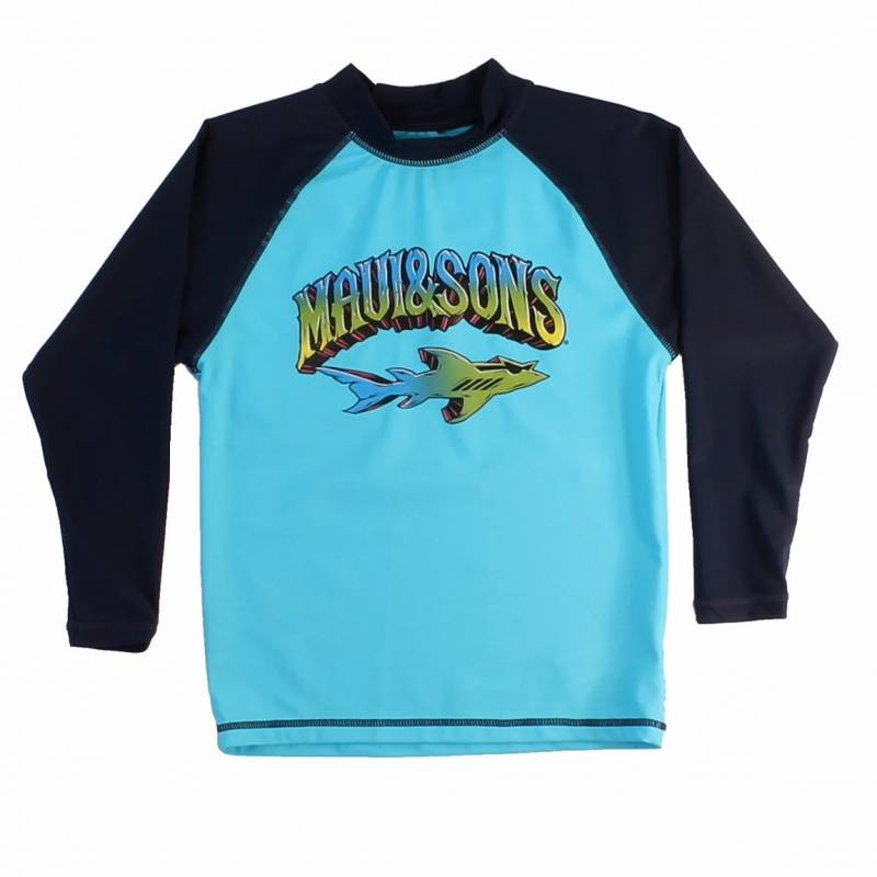 Boys Shark Rider Long sleeve Rash guard