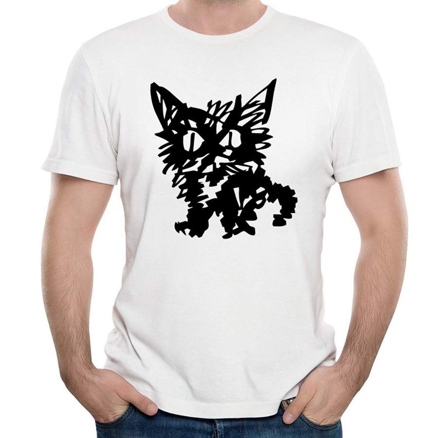 Dangerous Kitten Kitty Black Cat T Shirt Men’S Cotton T-Shirt Graphic T-Shirt