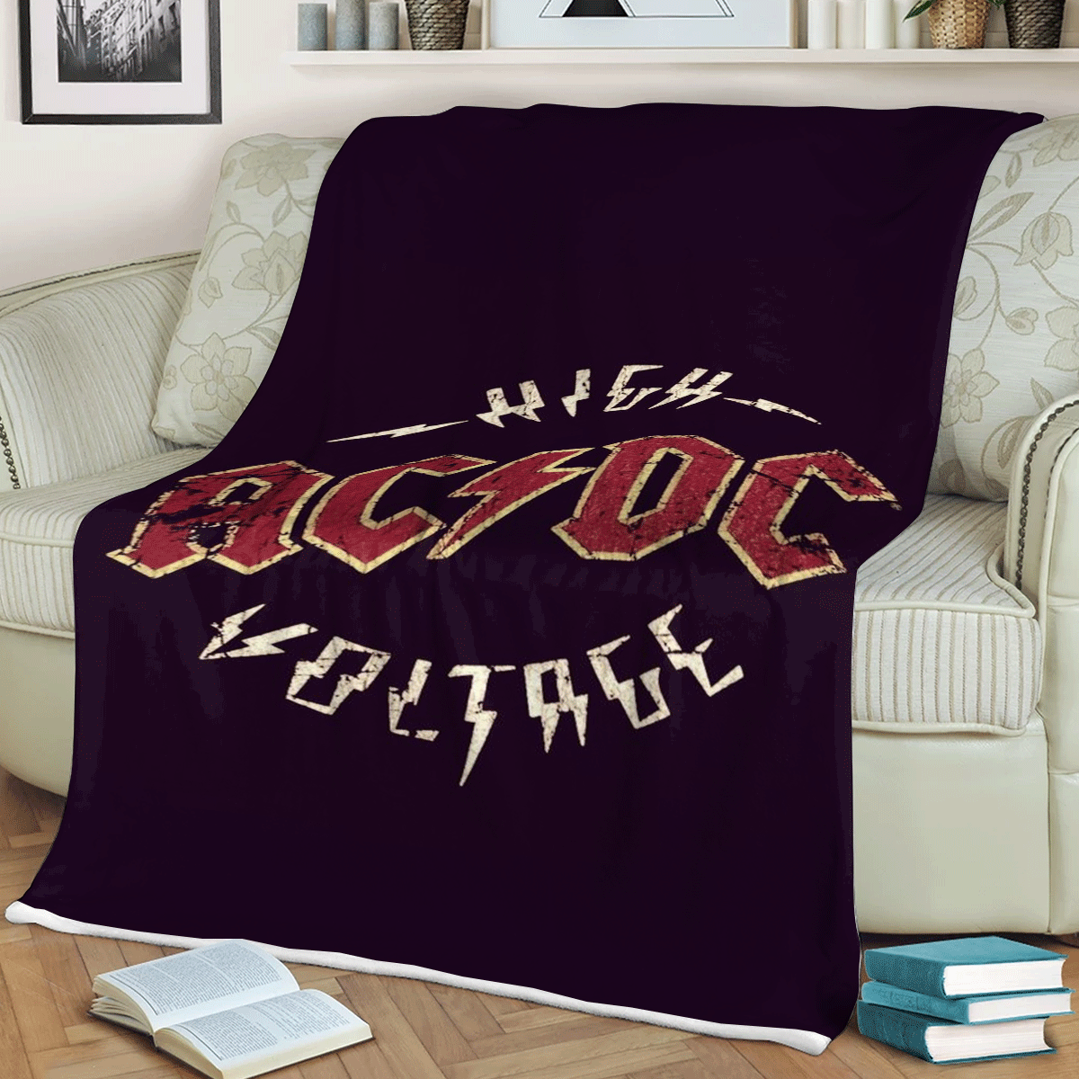 Ac/Dc Band Rock Music Thanks You For The Memories Christmas Gift  Comfy Sofa Throw Blanket Gift