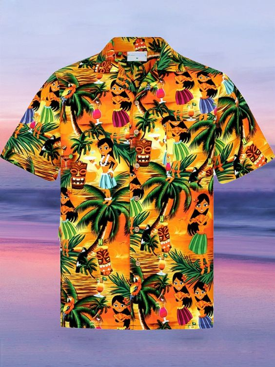 Tiki Aloha Hawaii Shirt Ha37979