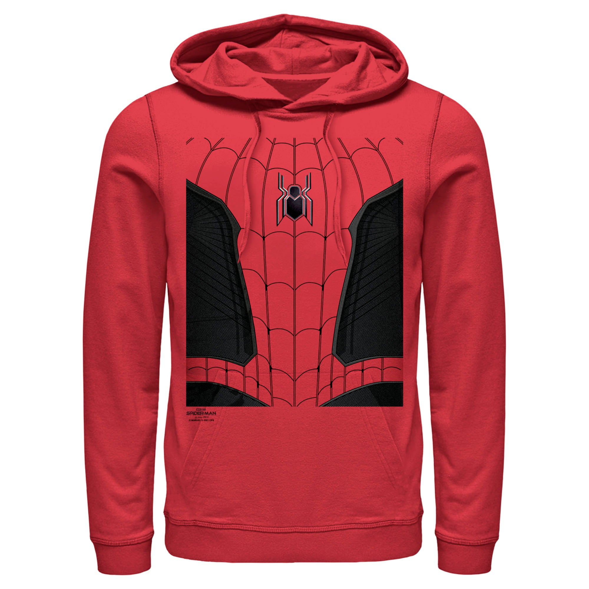 Men’S Marvel Spider-Man: No Way Home New Suit Pull Over Hoodie