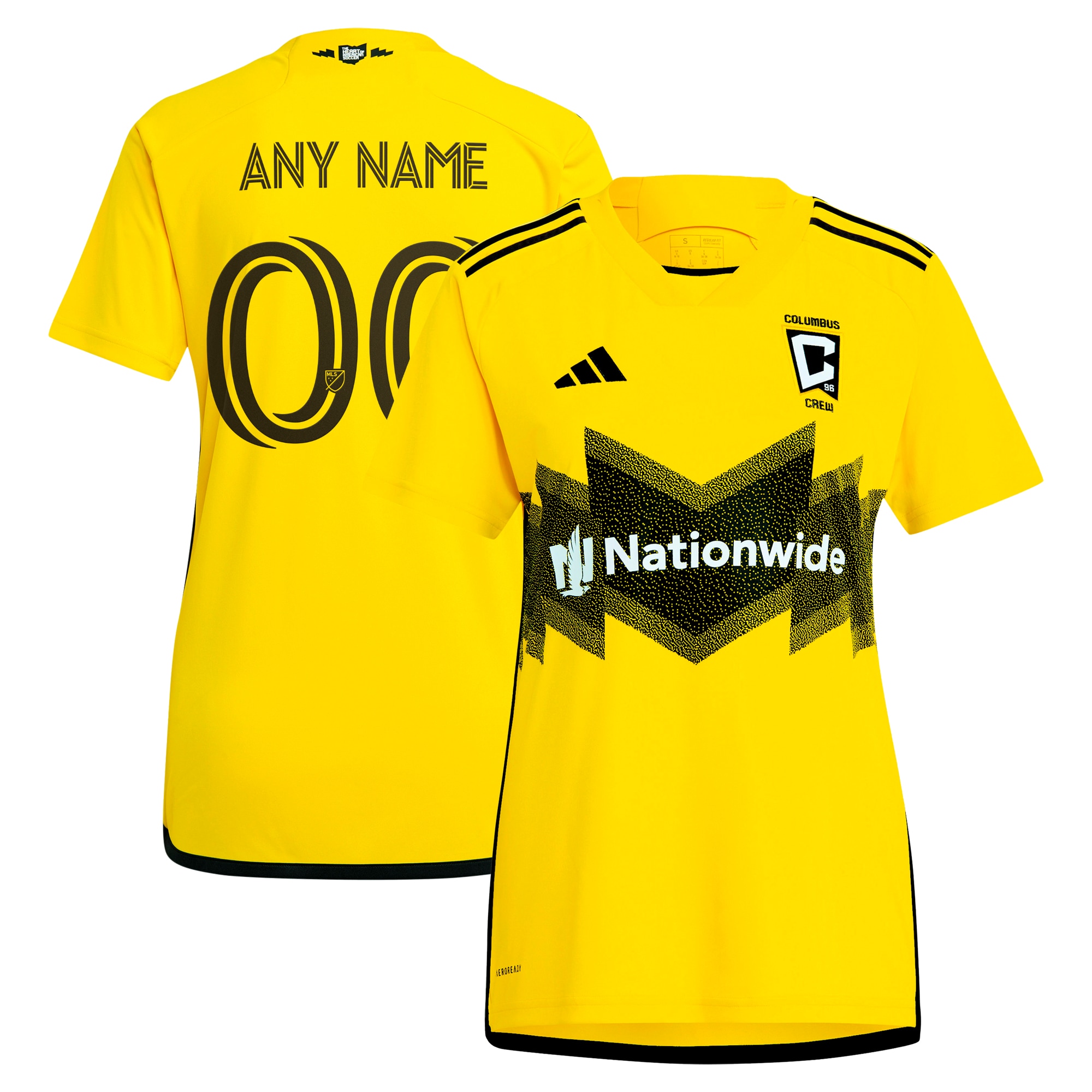 Columbus Crew Women's 2024 The Home Kit Replica Custom Jersey – Yellow