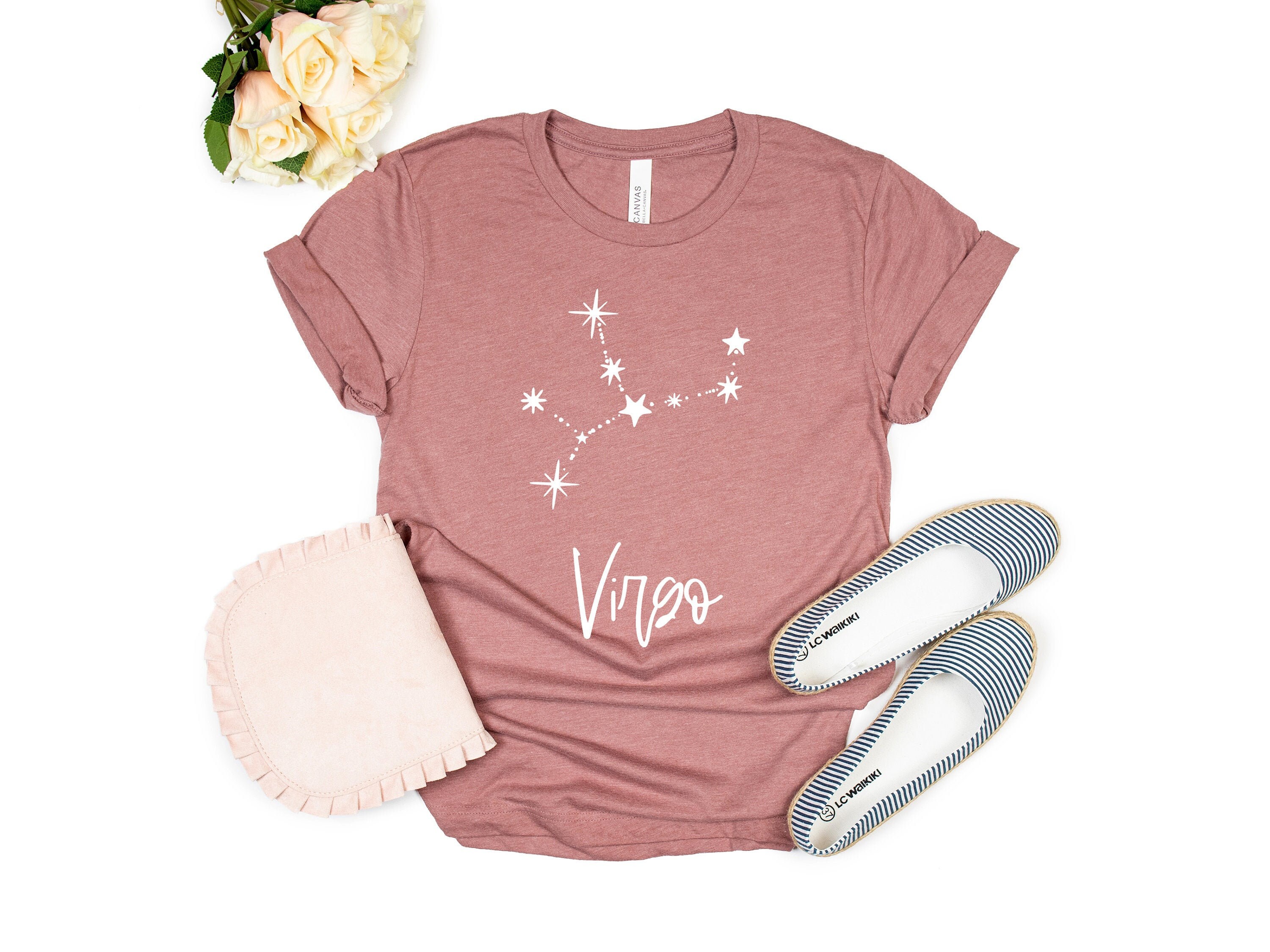 Virgo T-shirt, Zodiac Shirts Collection, Virgo Shirt for Virgo Girl, Virgo Birthday Gift, Virgo Zodiac Sign, Virgo Horoscope