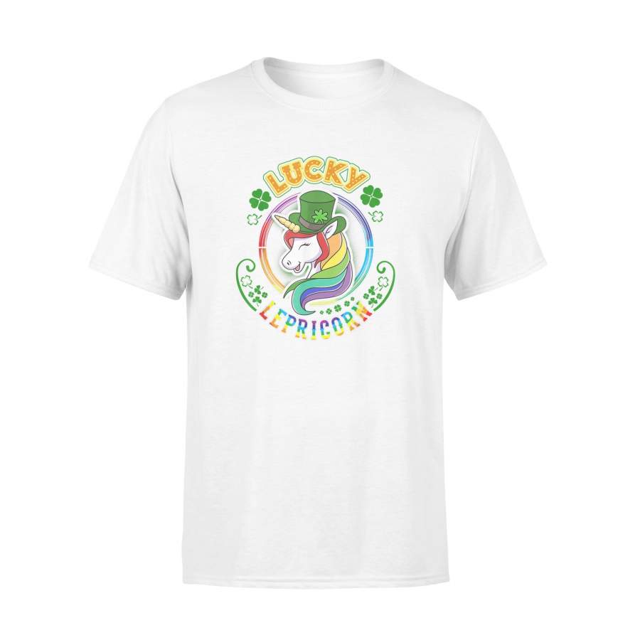 St Patrick’s Day Lucky Lepricorn Unicorn Leprechaun T-shirt