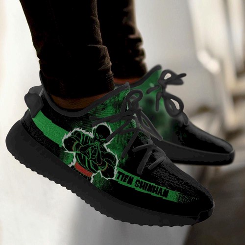 Best Tien Shinhan Yeezy Shoes Silhouette Dragon Ball Z Anime Shoes Fan