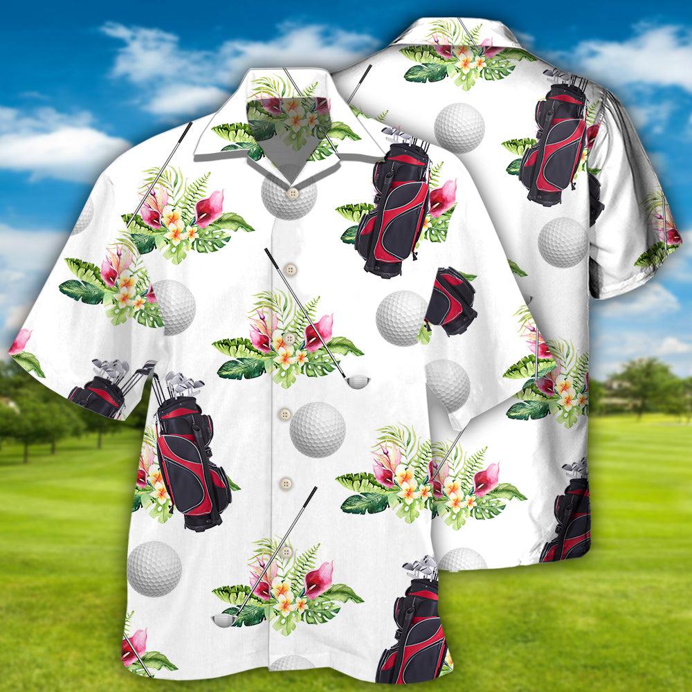 Golf Tropical Floral Hawaii Shirt Ha38656