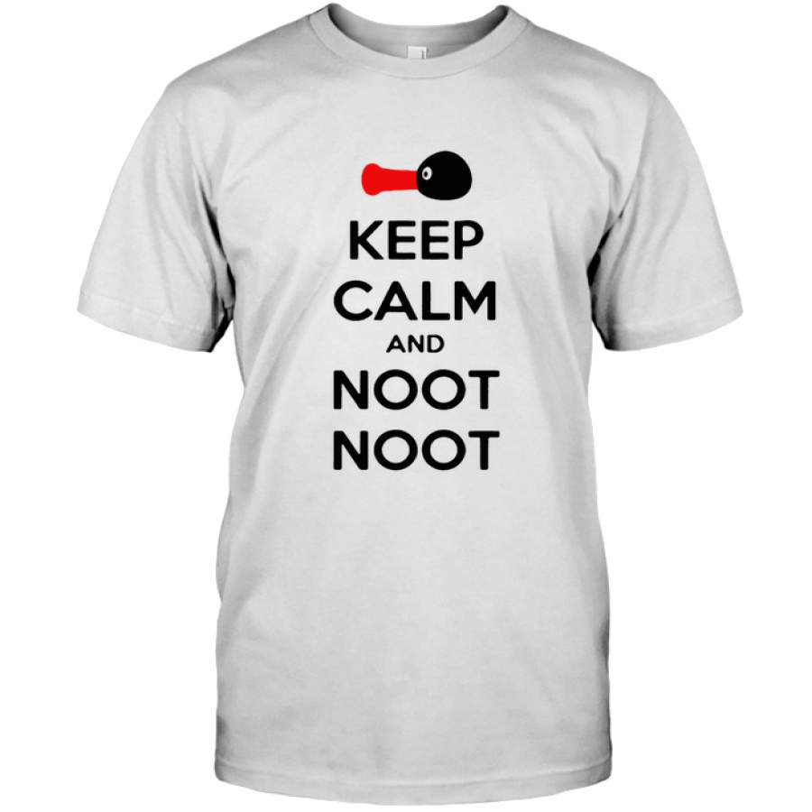 Pingu Keep Calm And Noot Noot Penguin Tee Shirt Hoodie