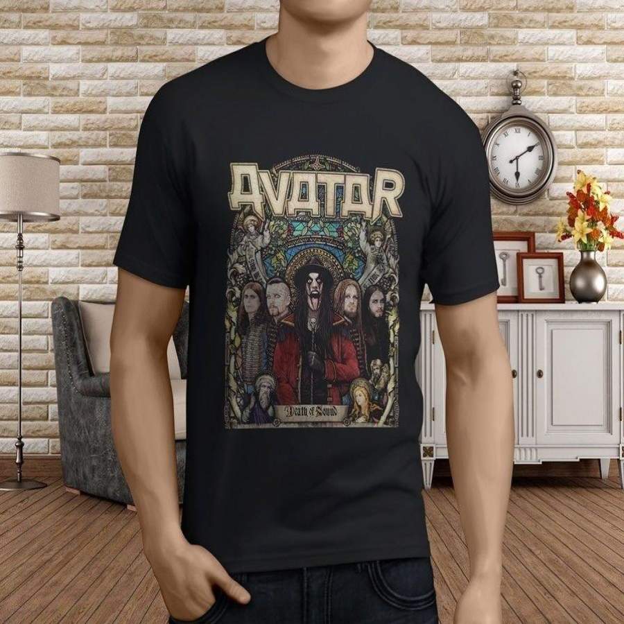 New Popular AVATAR Band Death of Sound Men’s Black T-Shirt