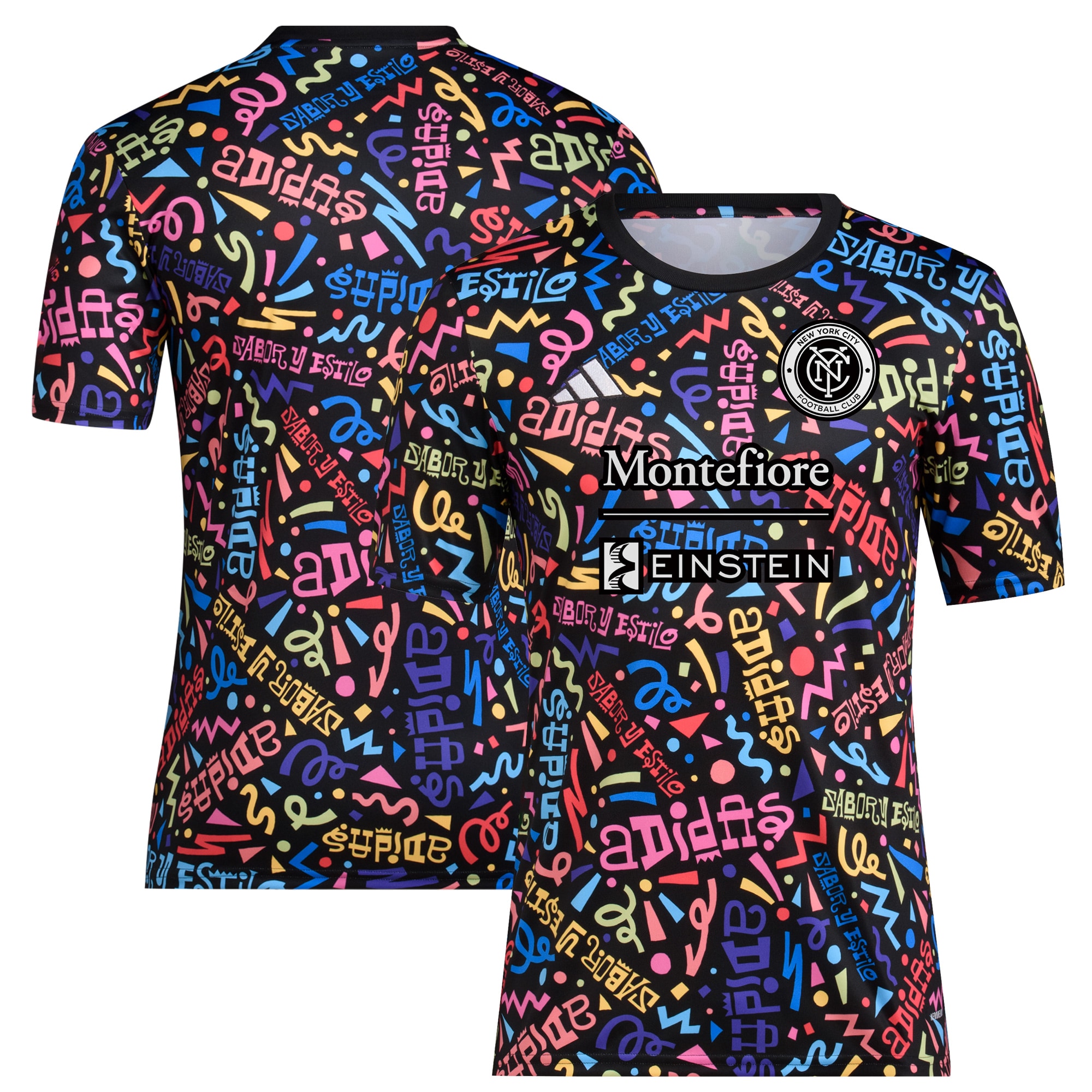 New York City FC 2023 Hispanic Heritage Pre-Match Top – Black