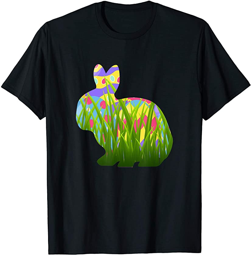 Novelty Rabbit Easter Day Eggs Dab Boys Girls Kid bunny T-Shirt