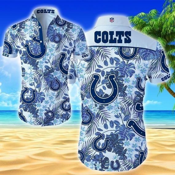 Great Indianapolis Colts Hawaii Short Sleeves Shirt For Hot Fans Ha103652