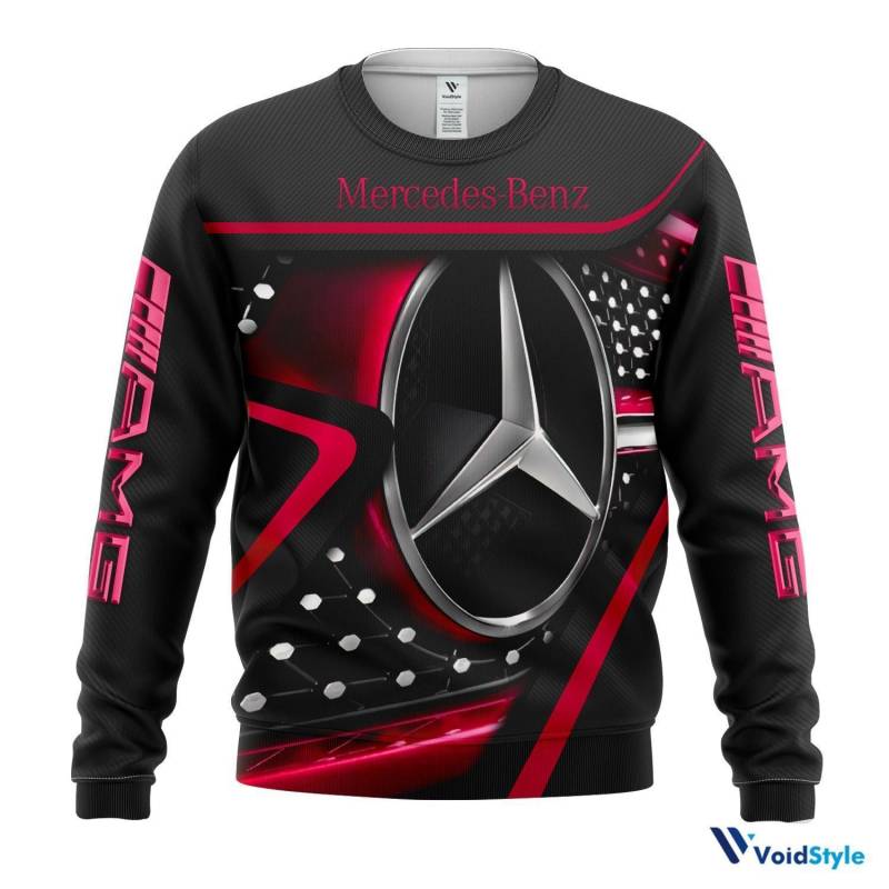 Mercedes-AMG Logo Cars 3D Hoodie Full Print Cool Graphic Design